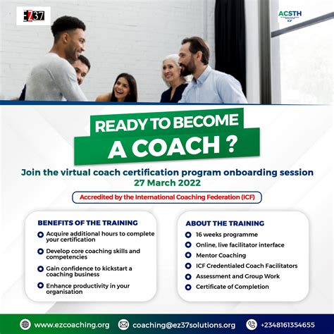 professional coach training program.